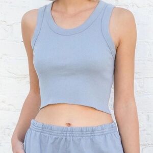 Brandy Melville Light Blue Connor Tank Top